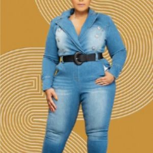 That Girl Denim Jumpsuit- Purchased from Shop J. Bolin